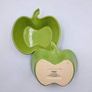 Pair of 2 Chantal Green Pumpkin 2 Cup Ramekin 93-NPM13 Bakeware Baking Dish